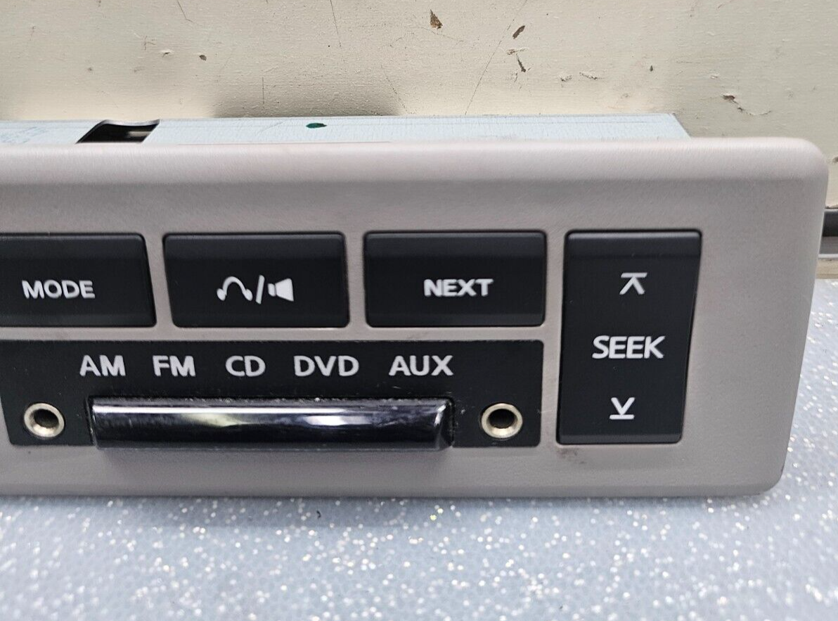 04-15 NISSAN TITAN REAR OVERHEAD ROOF AM FM CD DVD RADIO AUDIO CONTROL ASSEMBLY