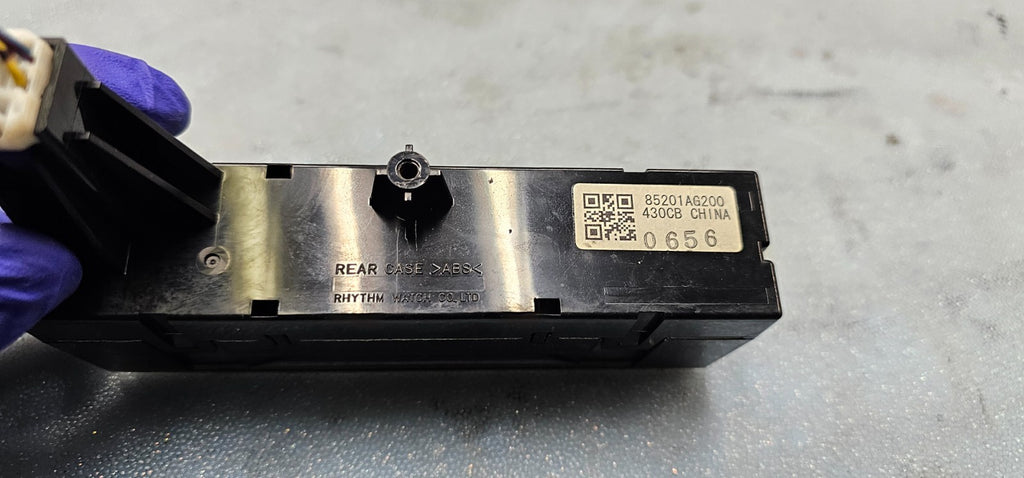 🔥07-09 SUBARU LEGACY OUTBACK DIGITAL CENTER DASH AUTO CLOCK ASSEMBLY BLACK
