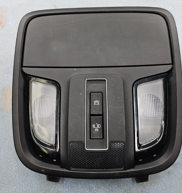 🔥16-20 Kia Sorento Roof Overhead Console Dome Map Light Storage Assembly Black