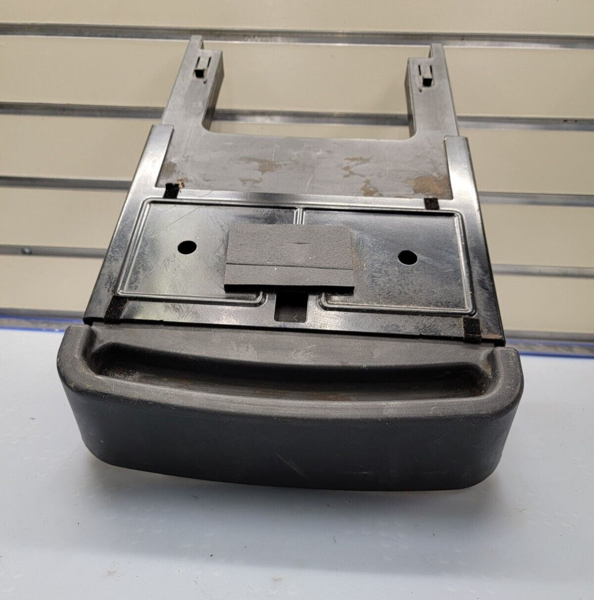 09-14 Ford F-150 under Center Console Jump Seat Armrest Slide Cup Holder OEM