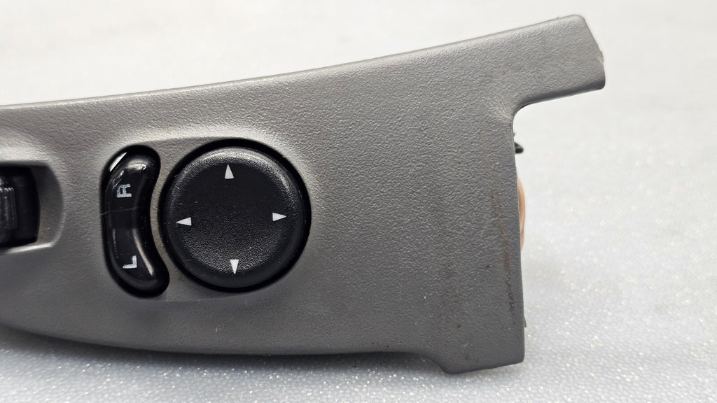 🔥02-07 JEEP LIBERTY LEFT DRIVER MASTER LOCK MIRROR SWITCH TRIM BEZEL OEM GRAY