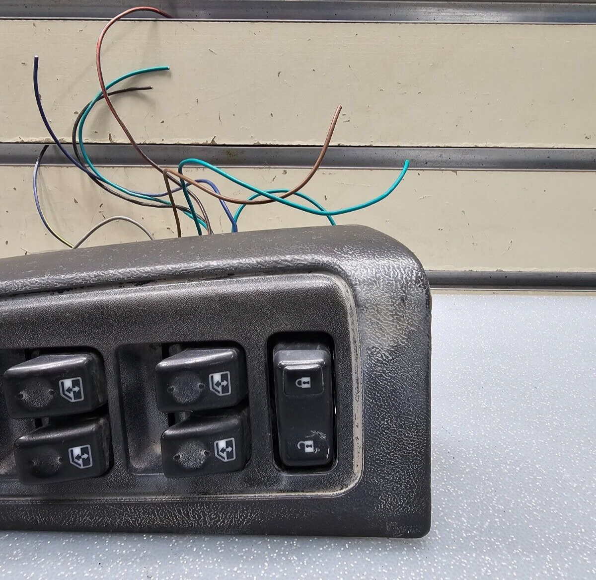 🔥03-06 Silverado ESCALADE 4D LEFT Driver Master Power Window Switch Black WS4