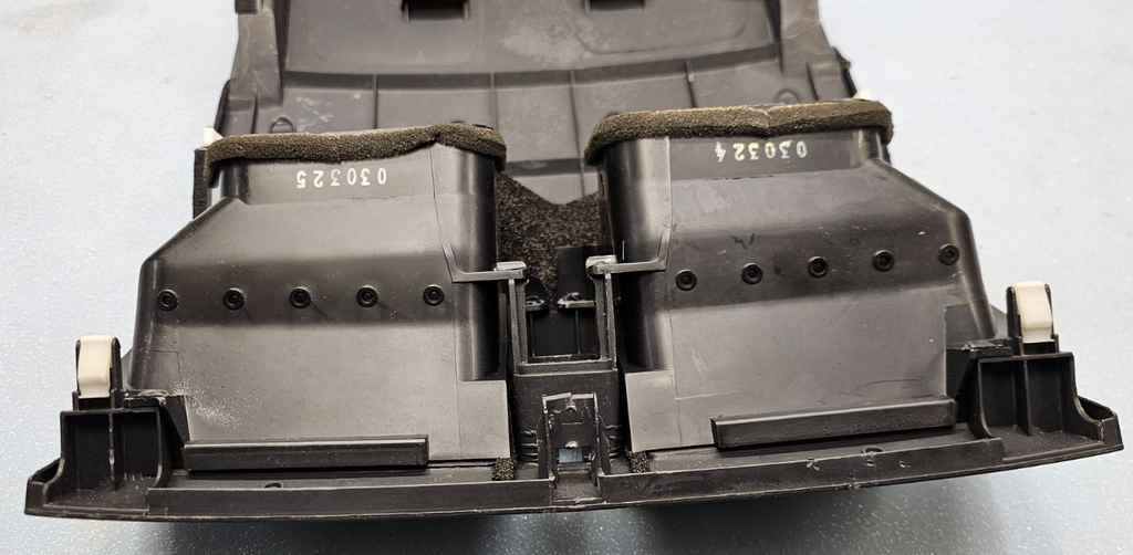 🔥03-07 Honda Accord Center Dash Bezel A/C Air Vents Panel Trim OEM BLACK VT32