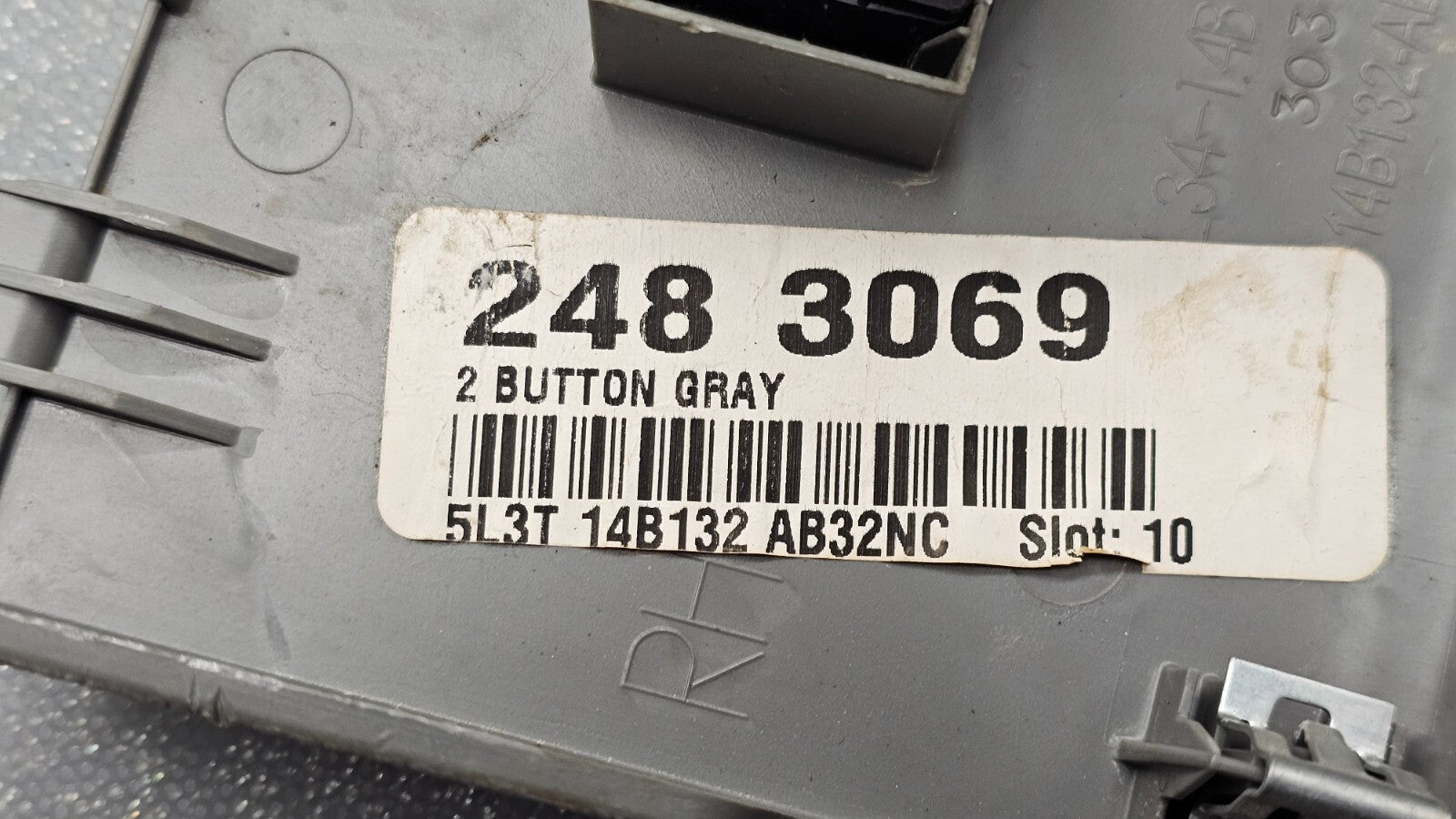 🔥04-08 Ford F150 Right Passenger Power Window 2 Door Switch Control Gray WS24