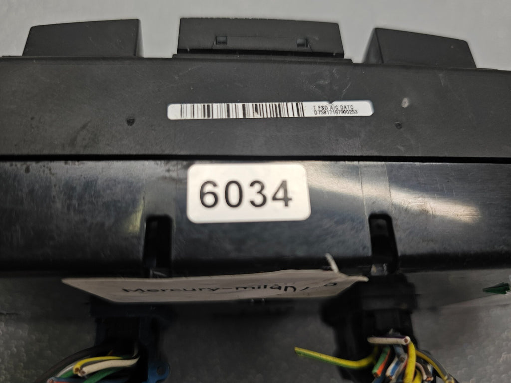 🔥10-12 Ford Fusion Mercury Milan Dash AC Heater Temperature Climate Control OEM