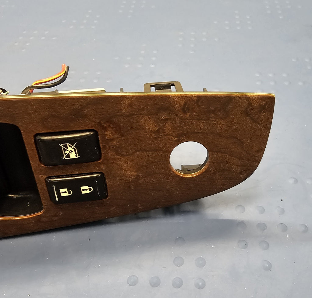 🔥07-12 ALTIMA LEFT DRIVER MASTER POWER WINDOW DOOR CONTROL SWITCH ASSEMBLY WOOD
