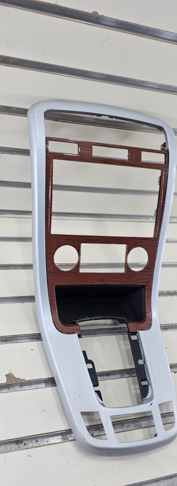 🔥07-09 Equinox Center Dash Radio Climate Surround Bezel Trim SILVER/WOOD B43
