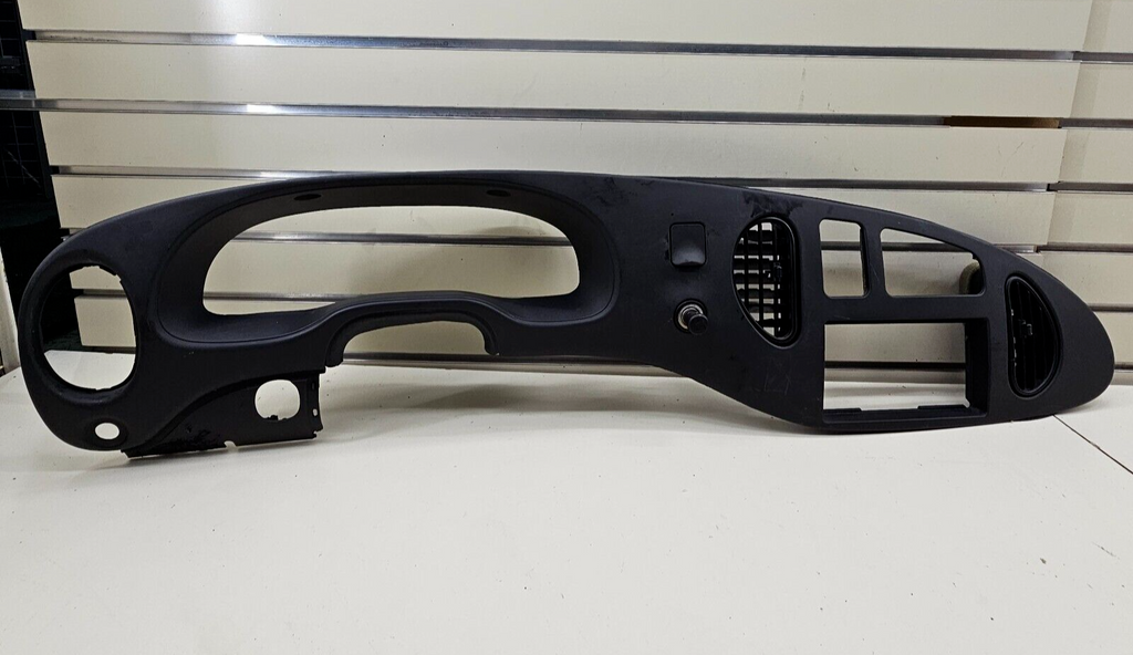 🔥97-03 Ford E-150 Econoline Dash Gauge Cluster Bezel Climate Radio Trim Black