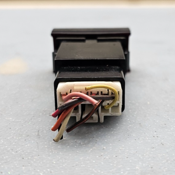 🔥07-09 SANTA FE HAZARD FLASHER EMERGENCY WARNING SWITCH OEM black