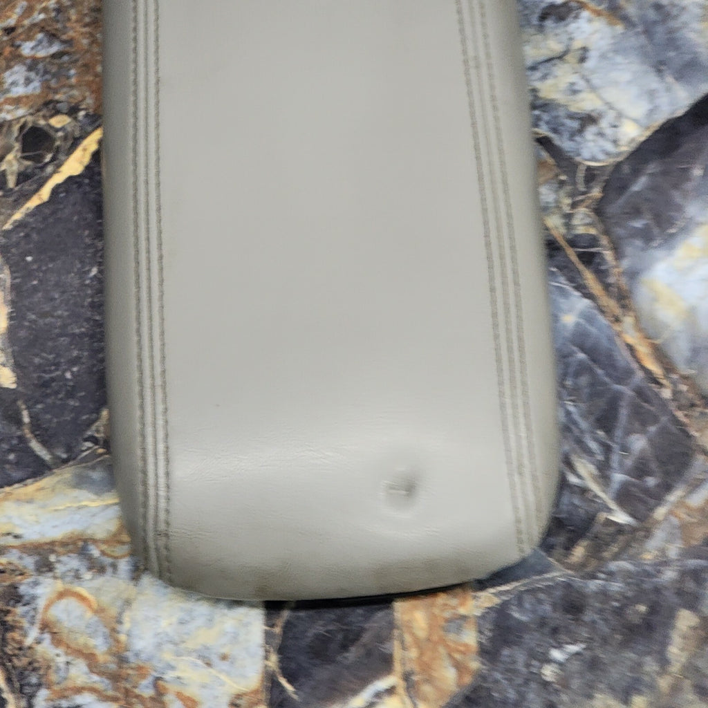 🔥02-09 Chevy Trailblazer GMC ENVOY Center Console Armrest LEATHER Lid GRAY def2