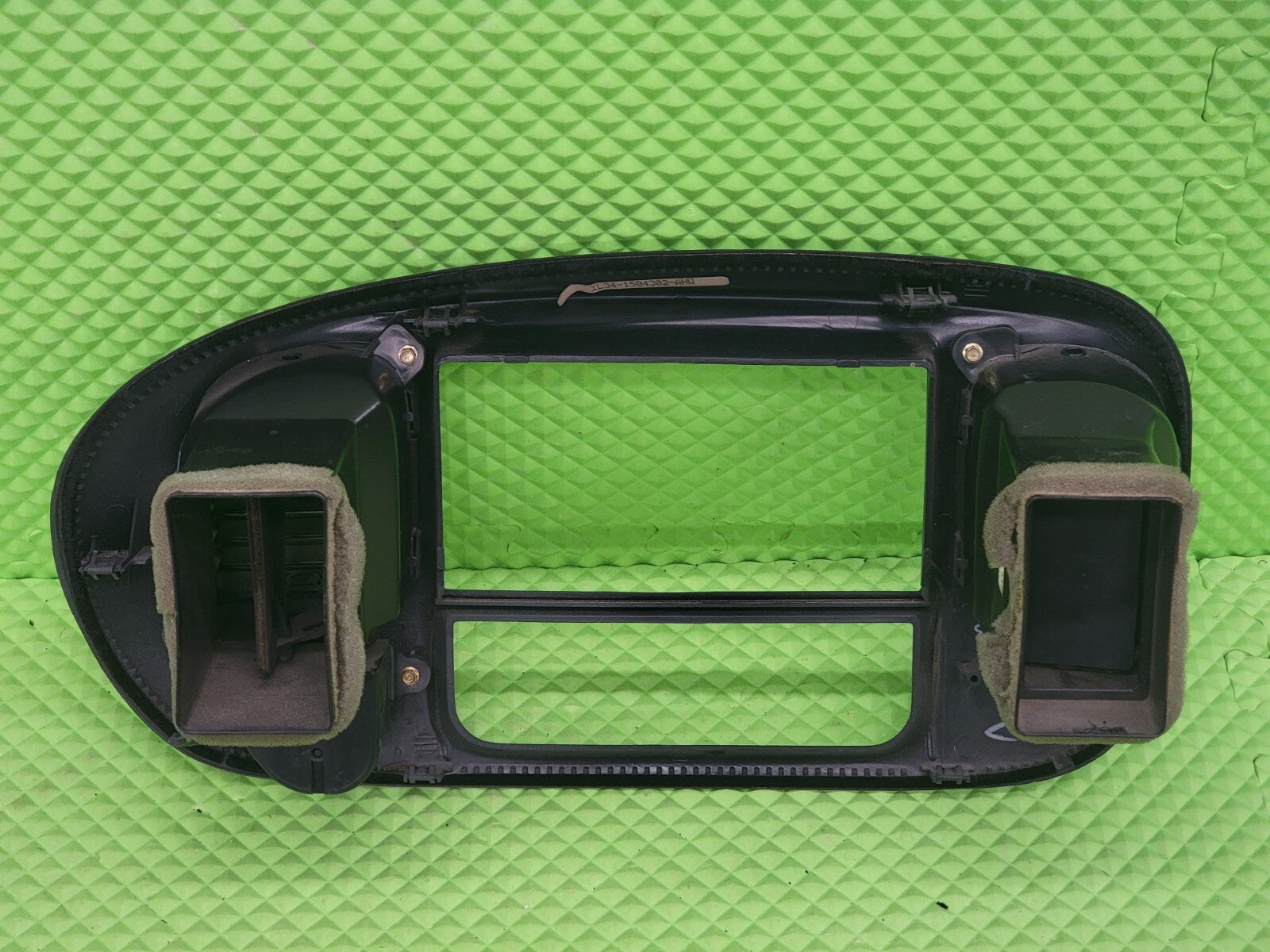 🔥97-03 Ford F150 Center Dash Radio Climate BEZEL Trim Panel🔴AIRBG Line Gray B1