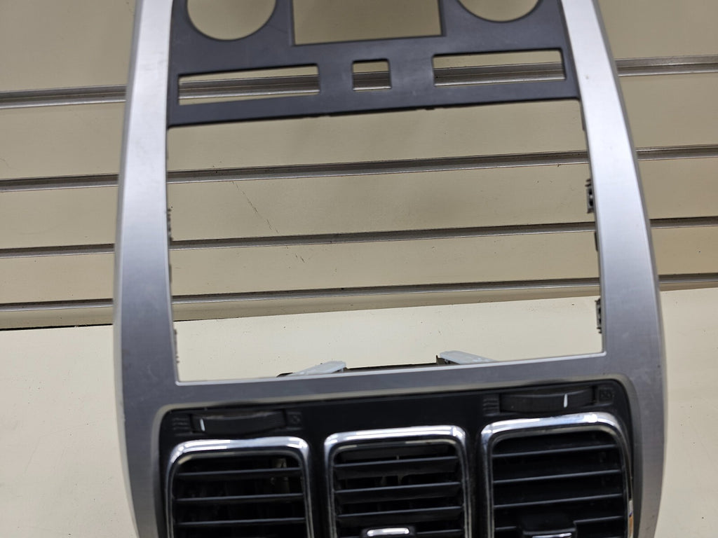 🔥07-12 GMC Acadia Center Dash Radio Bezel Climate Control Trim Panel Silver OEM