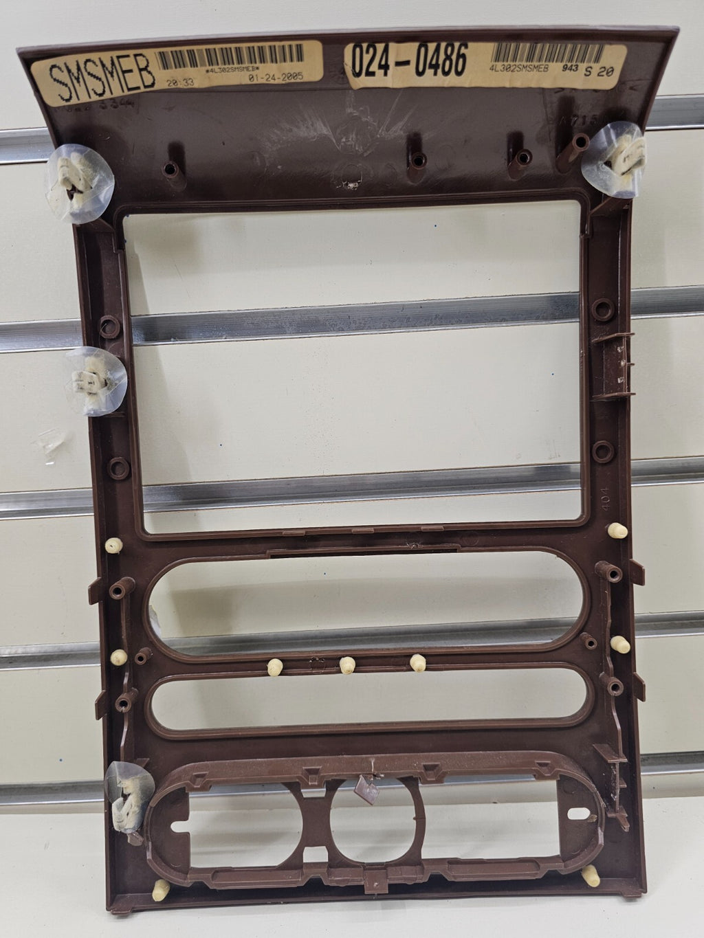 🔥04-08 Ford F-150 Center Dash AM FM Radio Stereo Climate Bezel Trim Panel WOOD