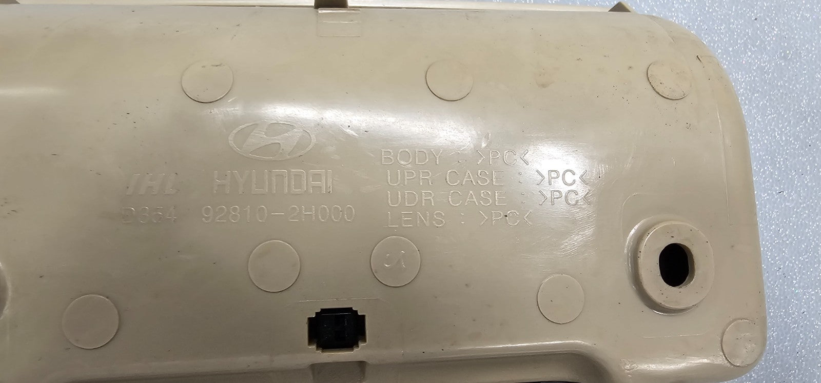 🔥07-10 Elantra Overhead Console Storage Display Dome Map Light Storage Tan OEM