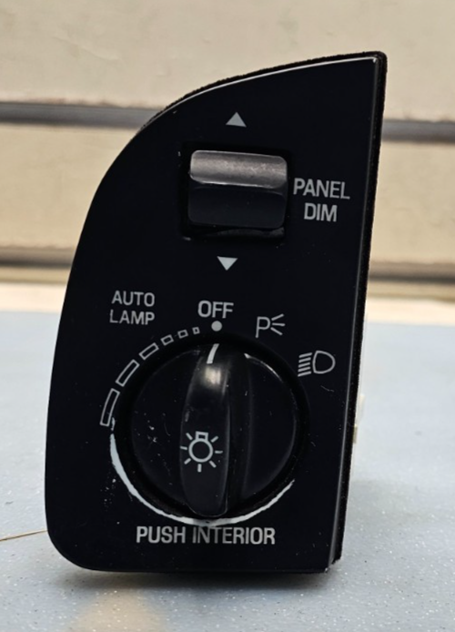 🔥98-02 Crown Victoria Grand Marquis Headlight Head Lamp Switch Assembly Black