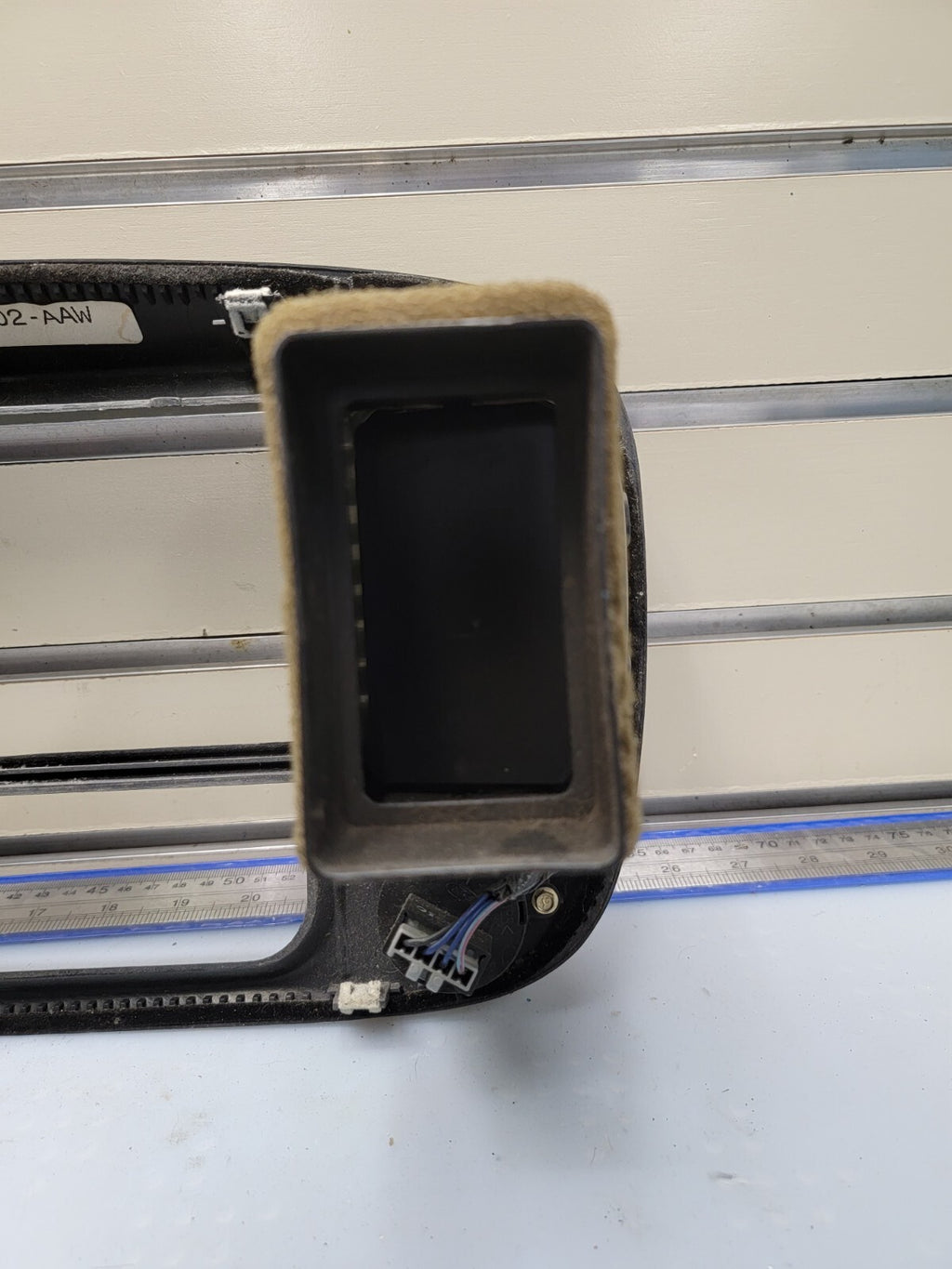 🔥97-03 Ford F150 Center Dash Radio Climate Trim BEZEL Panel AIRBG Line GRAY