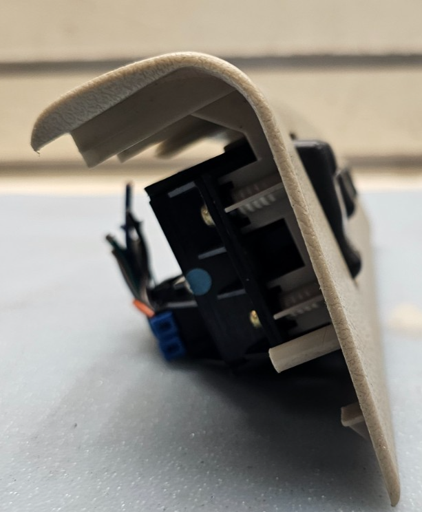🔥99-02 Silverado SIERRA Front RIGHT Passenger Power Window Switch Lock TAN