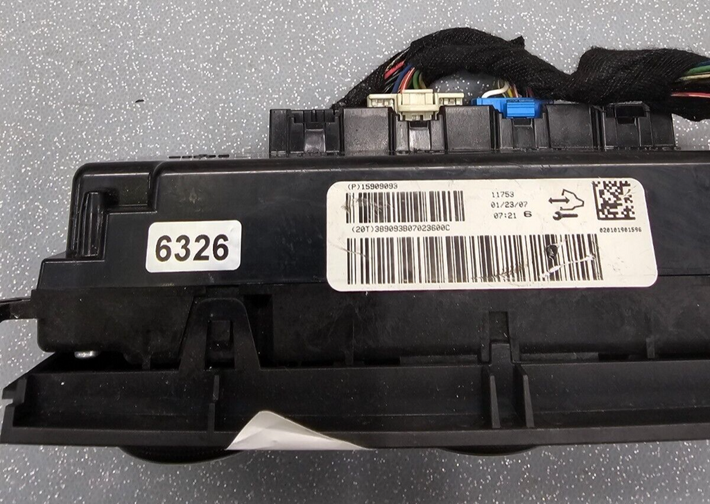 🔥06-08 IMPALA DASH AC HEATER TEMPERATURE CLIMATE CONTROL PANEL AIR CONDITIONER