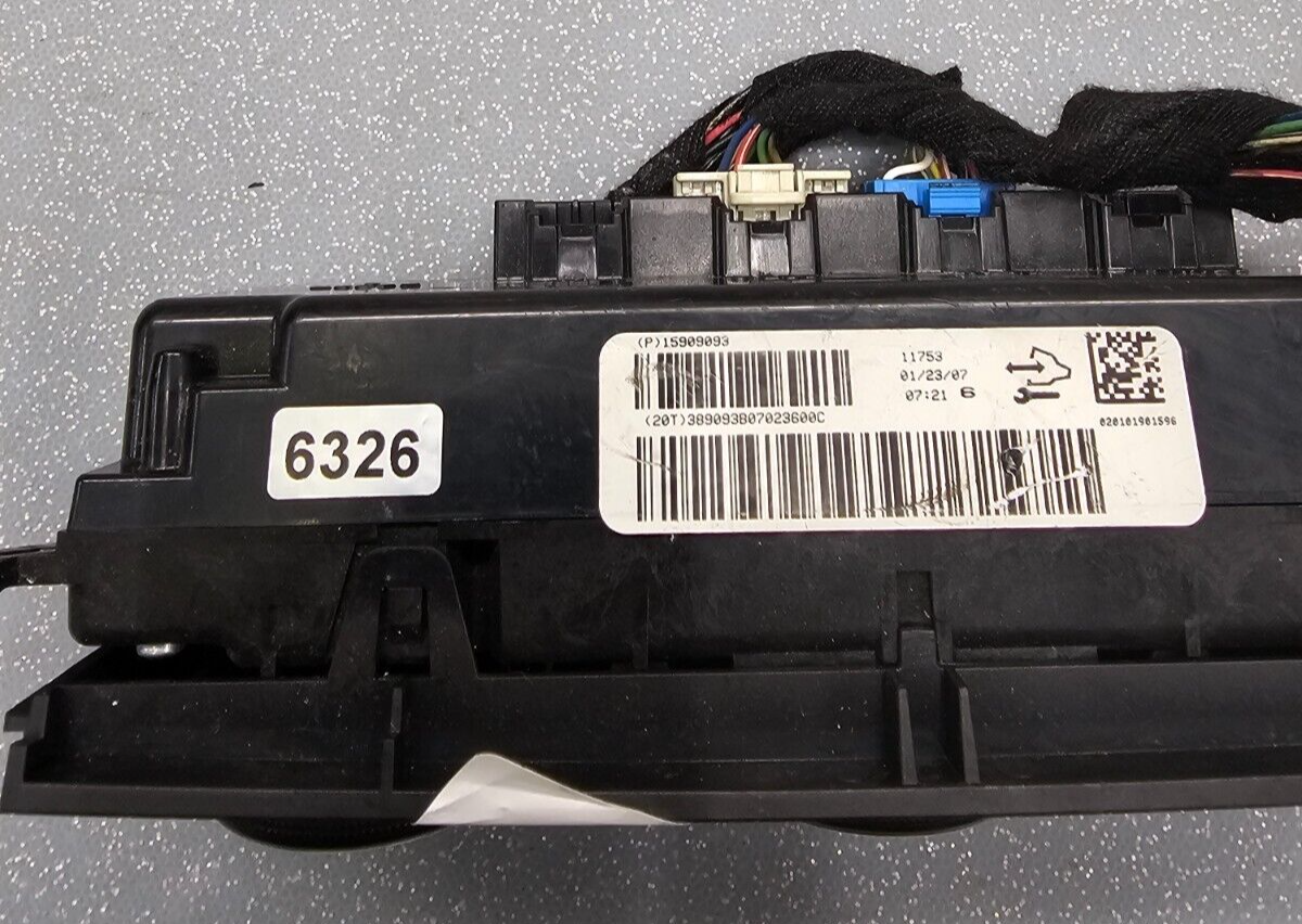 🔥06-08 IMPALA DASH AC HEATER TEMPERATURE CLIMATE CONTROL PANEL AIR CONDITIONER