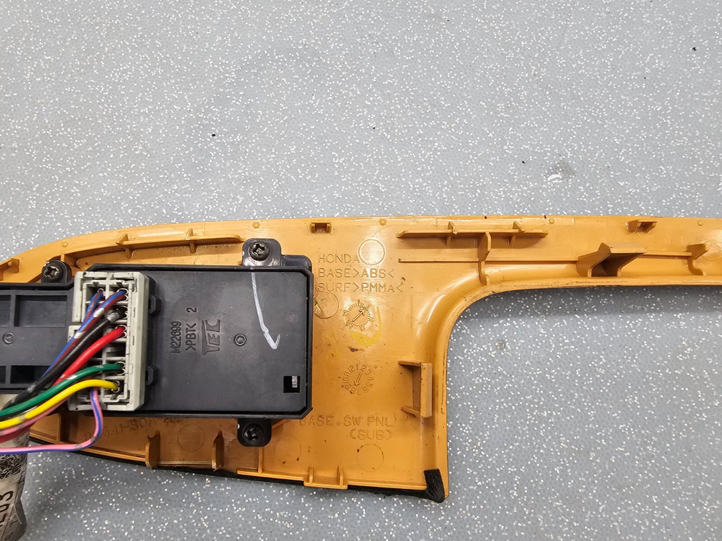🔥03-07 Accord Coupe Right Passenger Window Power Switch Bezel Assembly Wood