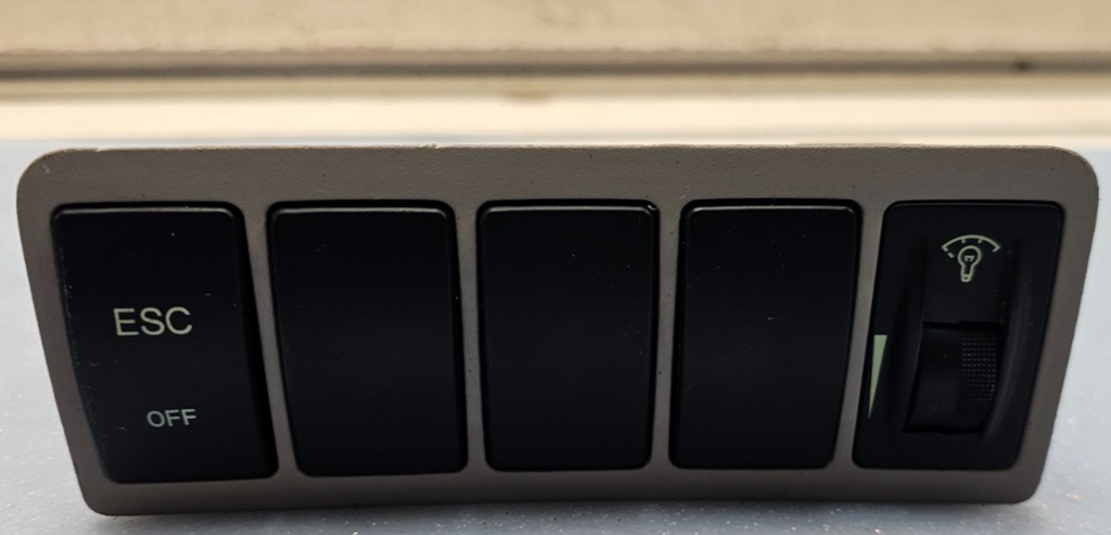 05-07 Hyundai Sonata Dash Dimmer Light Switch Cover Bezel Trim Control Panel Tan