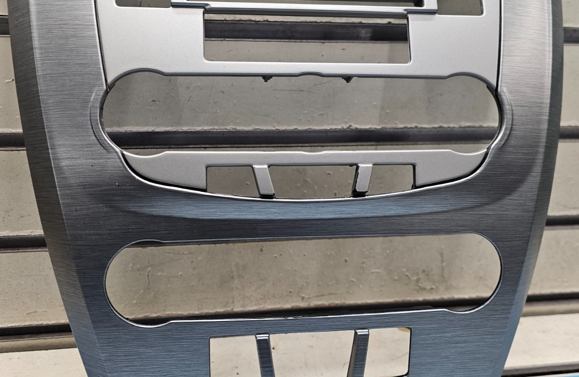 🔥 10-12 Ford Fusion Milan Climate Control Bezel Panel Trim Silver