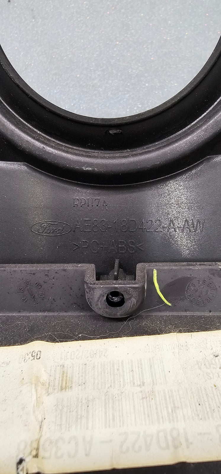 🔥14-19 FORD FIESTA CENTER CONSOLE AC CONTROL SHIFTER SHIF BEZEL TRIM Black OEM