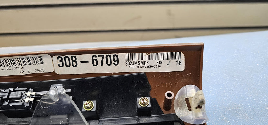 🔥04-08 Ford F150 Climate Control &Radio Bezel Dash Trim Woodgrain OEM