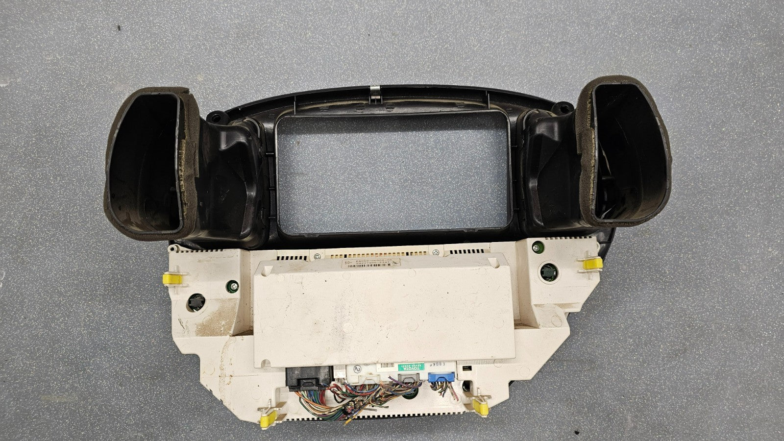 01-04 Sequoia Center Dash Radio Climate Control Surround Bezel Trim  Black OEM
