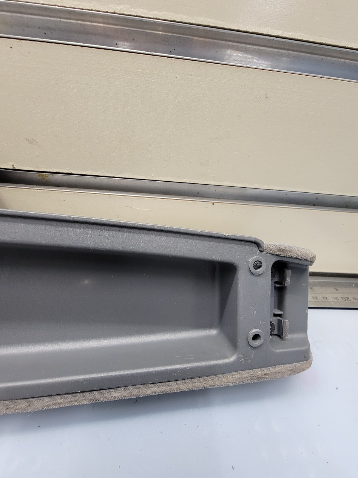 🔥2001-2005 Honda Civic Center Console Cover Arm Rest Lid GRAY Cloth OEM