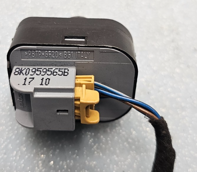 🔥08-16 Audi A4 Front Left Power View Mirror Control Switch Black OEM