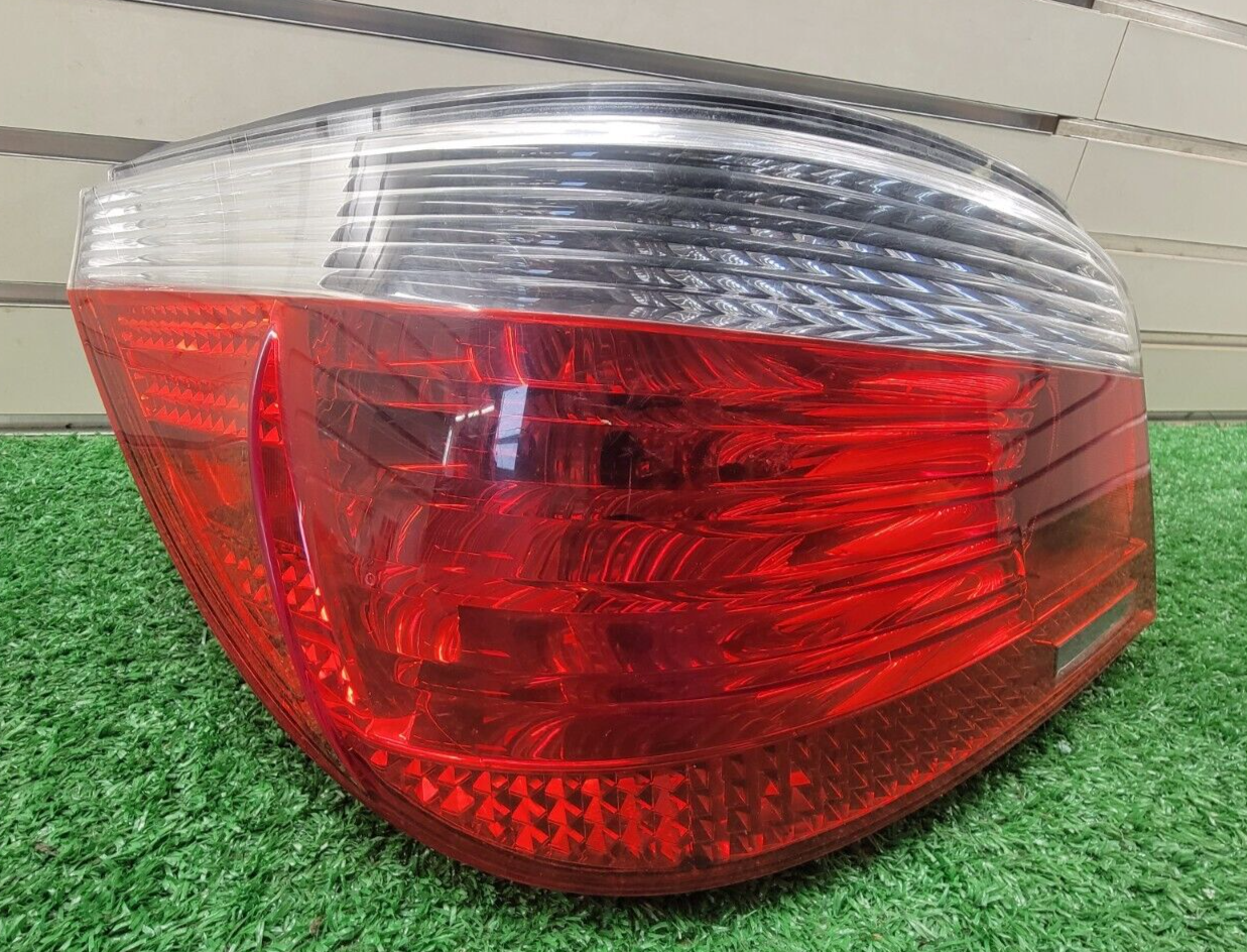 🔥04-07 BMW 525i 530i 550i Left Driver Side Tail light Lamp Assembly Chrome OEM