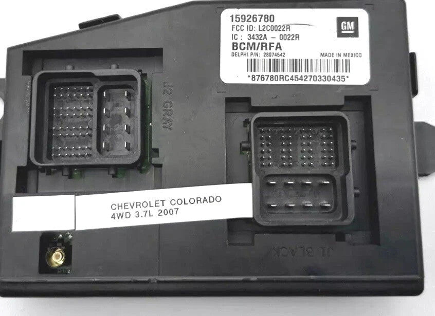 🔥 07-08 CHEVY COLORADO GMC CANYON HUMMER H3 BCM BCU BODY CONTROL MODULE