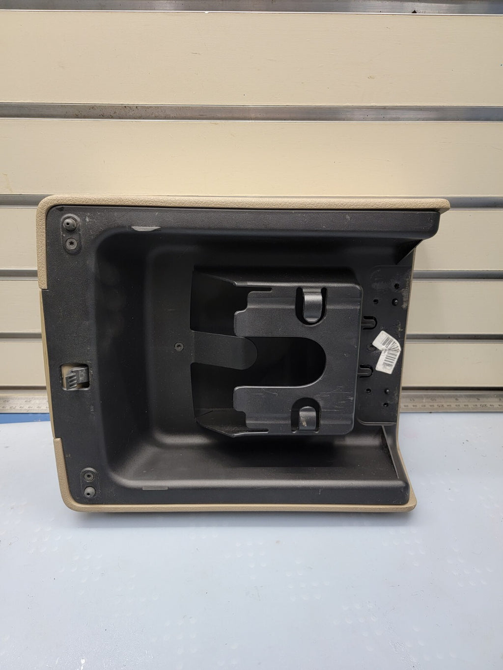 🔥07-14 FORD EXPEDITION CENTER CONSOLE COLUMN SHIFT ARM REST LID  TAN