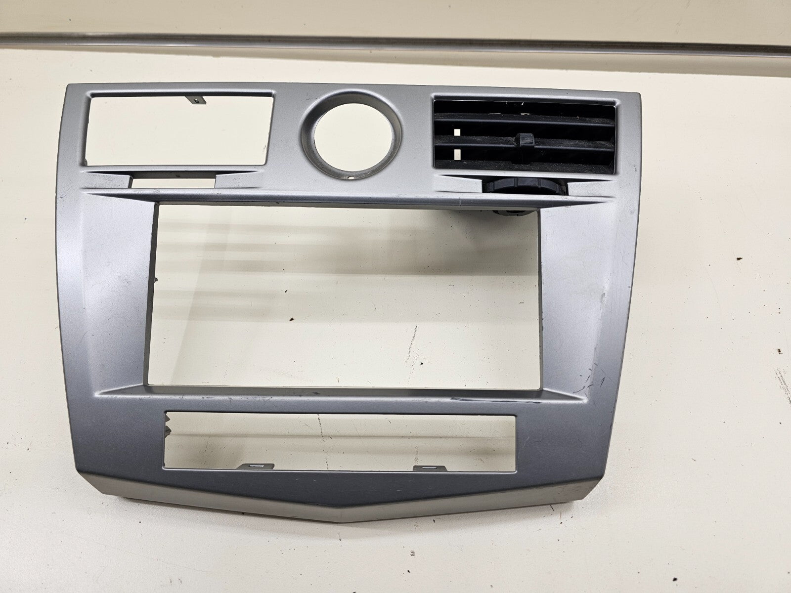 🔥07-10 Chrysler Sebring Center Dash Radio Bezel Surround Trim Panel SILVER OEM