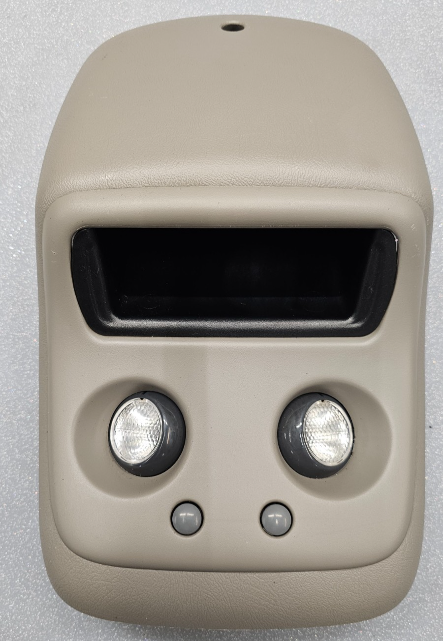 🔥99-06 SIERRA SILVERADO Overhead Roof Console Dome Map Lights Storage Tan