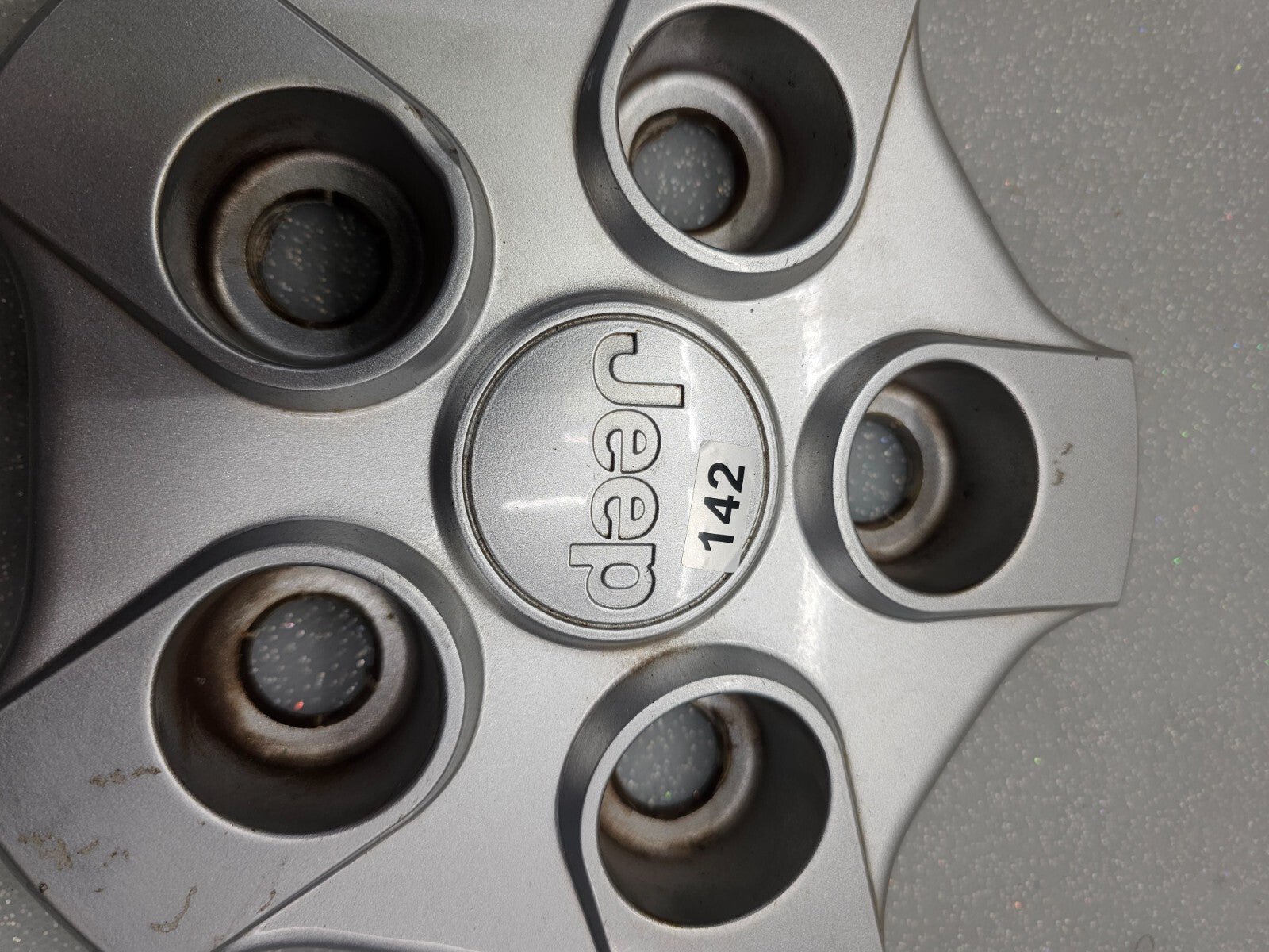 07-17 Jeep Patriot Compass Front Rear wheel Tire Center Cap Hubcap Cover Silver