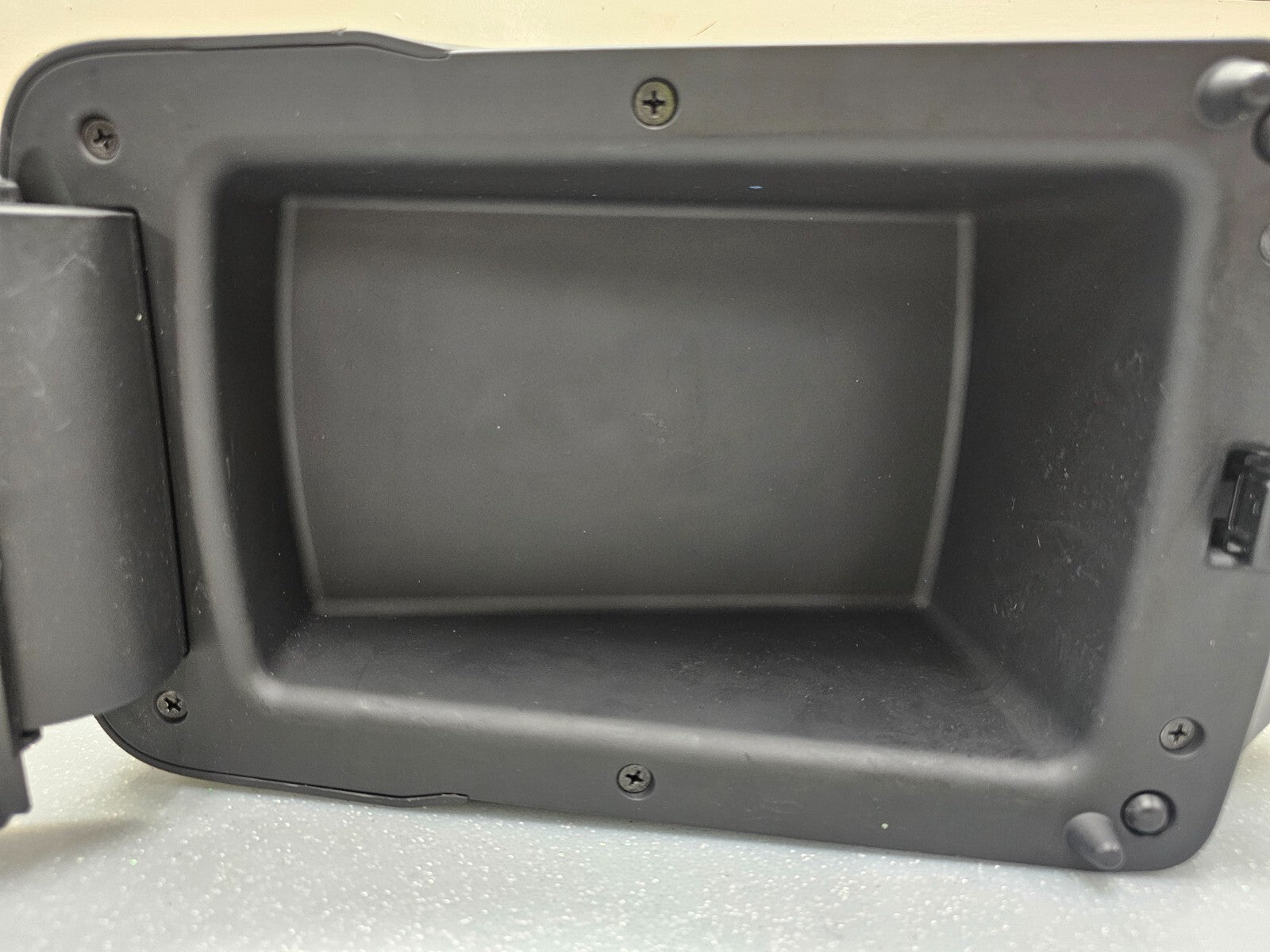 11-13 Hyundai Elantra Center Console Leather Armrest Lid Top Pad Assembly Black