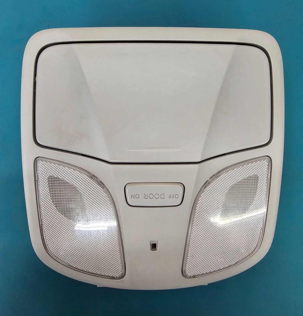 11-14 HYUNDAI SONATA OVERHEAD CONSOLE DOME LIGHT STORAGE SUNROOF STORAGE LT GRAY