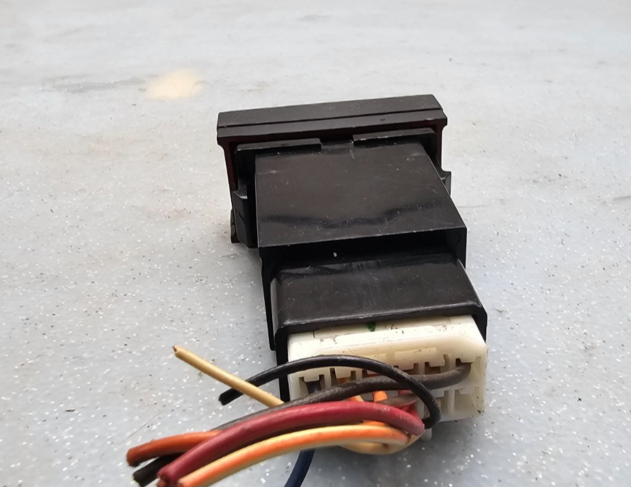 🔥07-09 SANTA FE HAZARD FLASHER EMERGENCY WARNING SWITCH OEM black