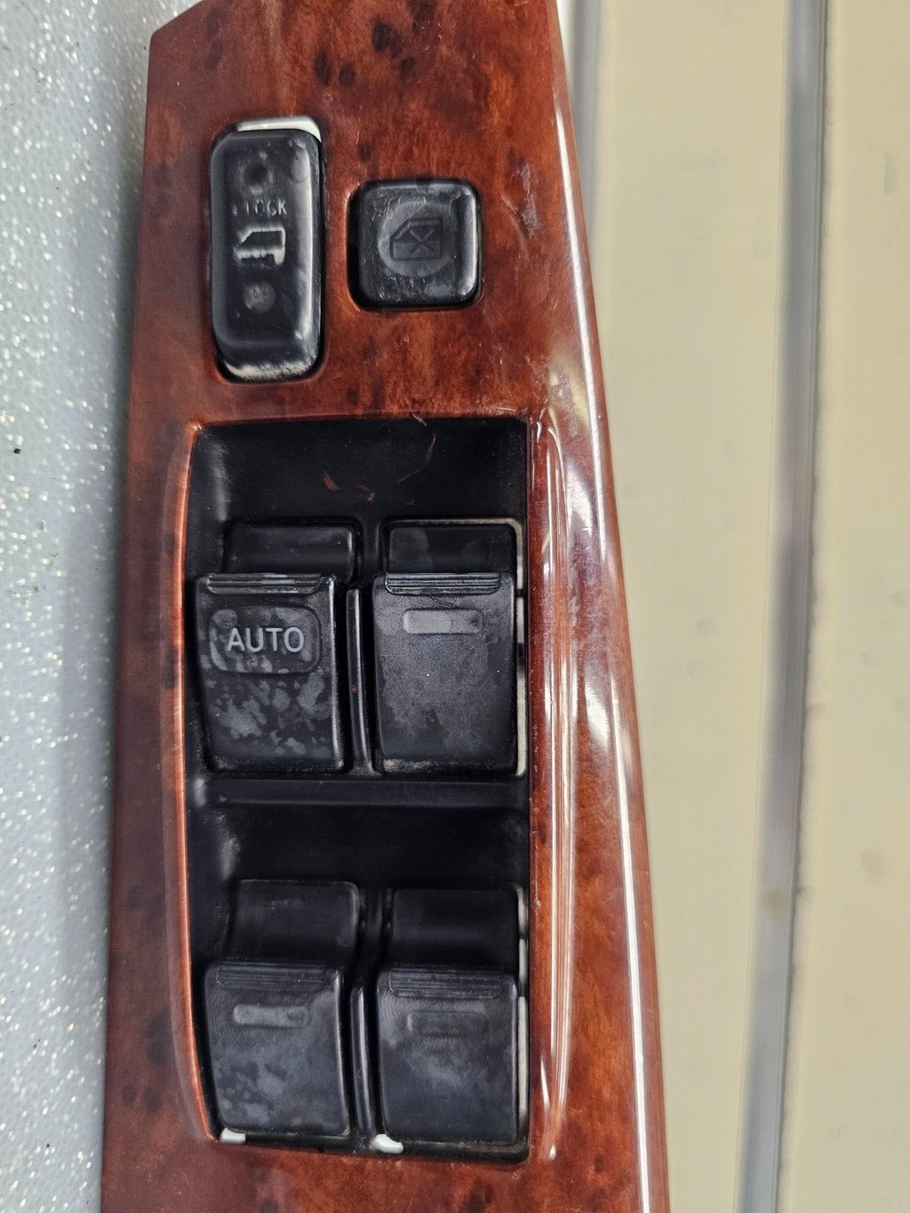 🔥03-08 Corolla Matrix Left Driver Master Power Window Switch Assembly Wood OEM