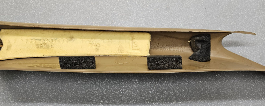🔥99-06 SILVERADO SIERRA Roof Molding A PILLAR Trim LEFT Driver OAK DARK TAN P3