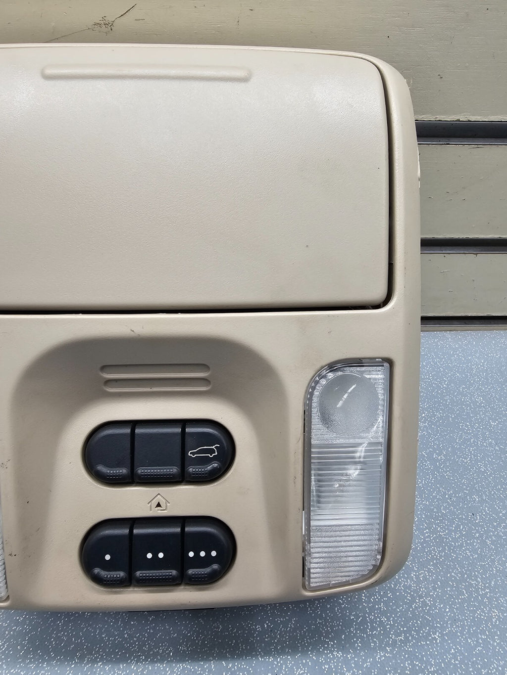 🔥04-07 Chrysler Pacifica Overhead Console Dome Map Light Lamp Sun Roof Tan OEM