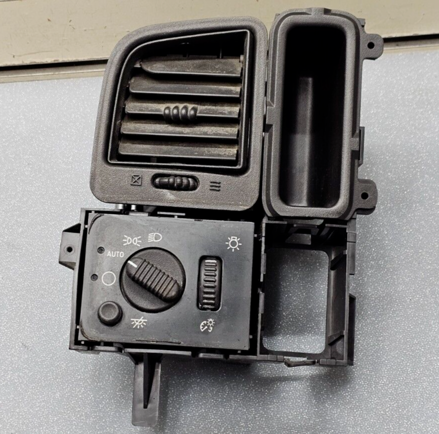 🔥99-06 Chevy Silverado Sierra Headlight Switch left Driver Air Vent Black HS19