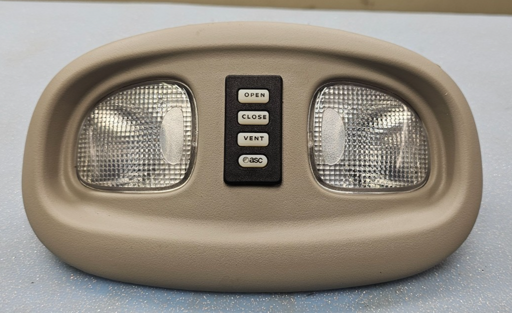 🔥02-07 Jeep Liberty Overhead Front Center Dome Roof Map Light W/Sunroof TAN OEM