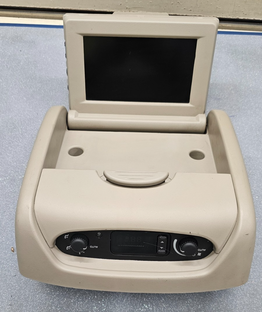 🔥01-07 Town Country Caravan Overhead DVD Display TV Screen Monitor Climate Tan