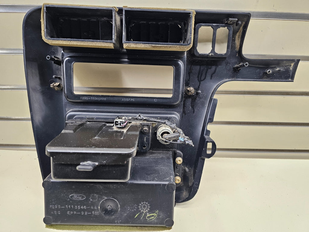 🔥92-97 FORD AEROSTAR DASH AM FM RADIO STEREO DISPLAY CLIMATE BEZEL PANEL BLACK