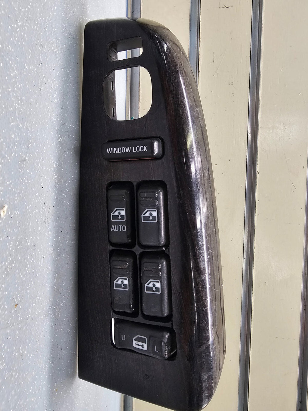 🔥99-02 Silverado SIERRA 4 DOOR Left DRIVER Master Power Window Switch Wood WS4
