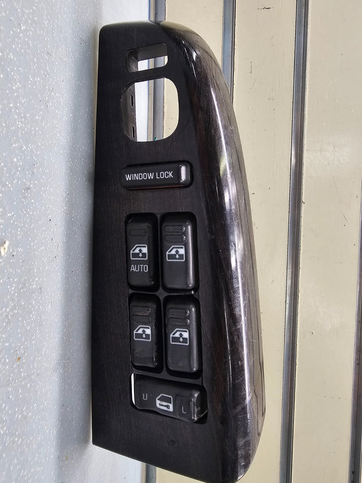🔥99-02 Silverado SIERRA 4 DOOR Left DRIVER Master Power Window Switch Wood WS4
