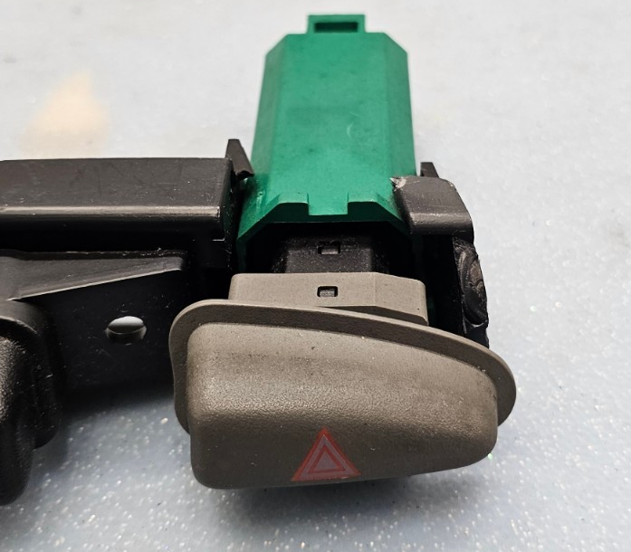 99-05 Pontiac Grand Am Hazard Flasher Light Emergency Warning Switch Black/Gray